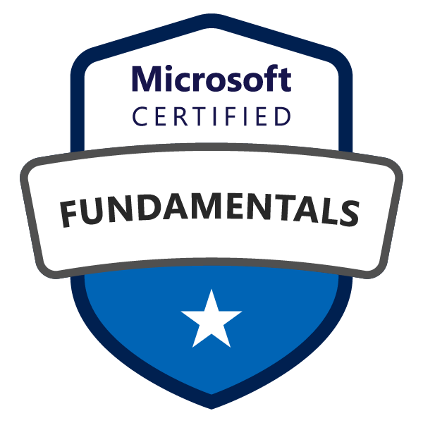 Microsoft Certified: Azure Fundamentals logo